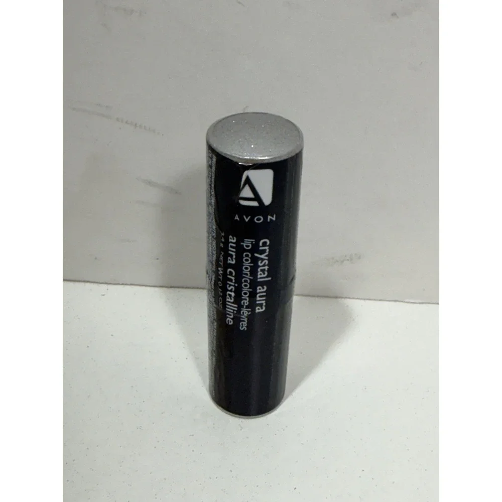 Avon Crystal Aura Lipstick - Crystal Platinum 2006 Rare Discontinued NEW Sealed‎